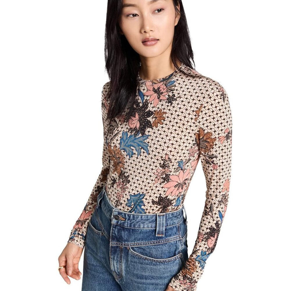 Ulla Johnson Eve Top In Garden Rose